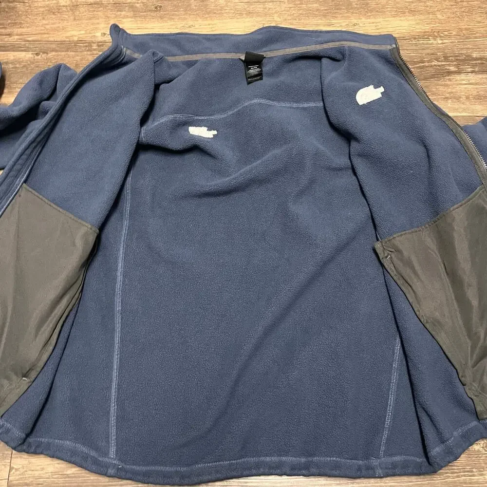 The North Face Fleece Jacket Full Zip Navy Blue Mens XL Outdoor Cozy - Picture 7 of 12